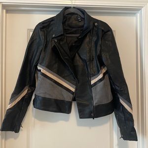 Gorgeous vegan leather jacket